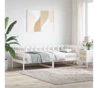 vidaXL Dormeuse senza Materasso Bianca 80x200 cm Legno Massello Pino
