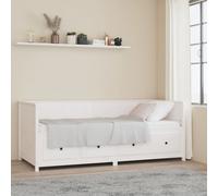 VIDAXL - Dormeuse Bianca 80x200 Cm In Legno Massello Di Pino - SPEDIZIONE GRATUITA