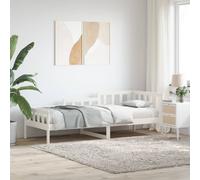vidaXL Dormeuse senza Materasso Bianca 80x200 cm Legno Massello Pino