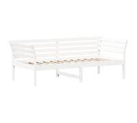 vidaXL Dormeuse senza Materasso Bianca 90x190 cm Legno Massello Pino