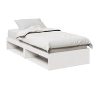 vidaXL Dormeuse senza Materasso Bianca 90x200 cm Legno Massello Pino