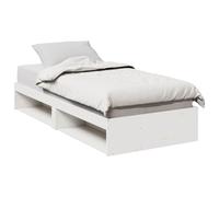 vidaXL Dormeuse senza Materasso Bianco 100x200 cm Legno Massello Pino