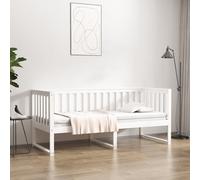 vidaXL Dormeuse senza Materasso Bianco 75x190 cm in Legno di Pino