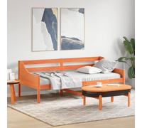 vidaXL Dormeuse senza Materasso Marrone Cera 100x200 cm Legno di Pino