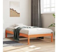 vidaXL Dormeuse senza Materasso Marrone Cera 80x200 cm Legno di Pino