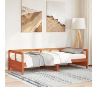 vidaXL Dormeuse senza Materasso Marrone Cera 90x190 cm Legno di Pino