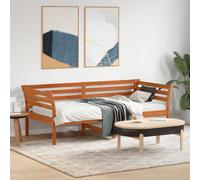 vidaXL Dormeuse senza Materasso Marrone Cera 90x190 cm Legno di Pino