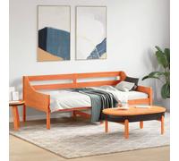 vidaXL Dormeuse senza Materasso Marrone Cera 90x190 cm Legno di Pino
