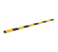 vidaXL Dosso Giallo e Nero 517x32,5x4 cm in Gomma, dissuasore di velocità, rallentatore, dosso in gomma, dosso artificiale, dosso stradale