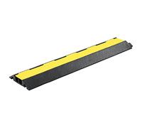 vidaXL Dosso Passacavi Duale Canale in Gomma 101,5 cm Modulare Protezione Cavi
