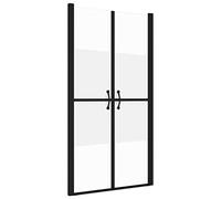 vidaXL Porta per Doccia in ESG Semi Satinato (93-96) x190 cm