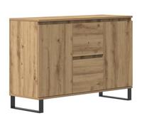 vidaXL Credenza Rovere Artigianale 101,5x35x70 cm in Legno Multistrato con Ante