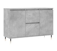vidaXL Credenza Grigio Cemento 104x35x70 cm in Legno Multistrato