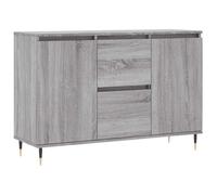 vidaXL Credenza Grigio Sonoma 101,5x35x70 cm in Legno Multistrato, credenza con Ante, Mobile da Soggiorno, portaoggetti, credenza da Cucina