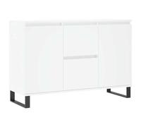 vidaXL Credenza Bianca 104x35x70 cm in Legno Multistrato, credenza con Ante, Mobile da Soggiorno, portaoggetti, credenza da Cucina, credenza Alta