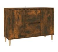 vidaXL Credenza Rovere Fumo 101x35x70 cm in Legno Multistrato