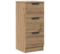 vidaXL Credenza Rovere Artigianale 30x30x70 cm in Legno Multistrato, Mobile, Mobile Contenitore, Organizer per la casa, Mobile credenza