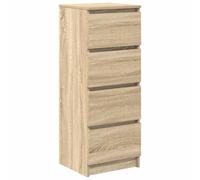 vidaXL Credenza Rovere Sonoma – legno multistrato, 37,5 x 35 x 99 cm