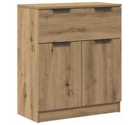 vidaXL Credenza Rovere Artigianale 60x30x70 cm in Legno Multistrato