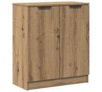 vidaXL Dressoir 60x30x70 cm bewerkt hout artisanaal eikenkleurig