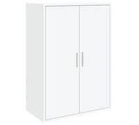 vidaXL Credenza Bianca 60x31x84 cm in legno multistrato
