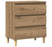 vidaXL Credenza Rovere Artigianale 60x35x70 cm in Legno Multistrato, credenza in Legno, armadietto Laterale, armadietto, armadietto in Legno