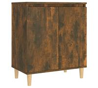vidaXL Dressoir 60x35x70 cm bewerkt hout gerookt eikenkleurig