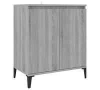 vidaXL Dressoir 60x35x70 cm bewerkt hout grijs sonoma eikenkleurig