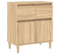 vidaXL Credenza Rovere Sonoma 60x35x70 cm in legno multistrato