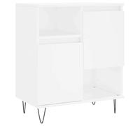 vidaXL Credenza Bianca 60x35x70 cm in Legno Multistrato