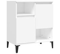 vidaXL Credenza Bianca 60x35x70 cm in Legno Multistrato
