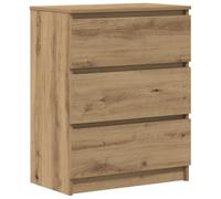 vidaXL Credenza Rovere Artigianale 60x35x76 cm in Legno Multistrato, armadietto, Armadio da Cucina, Armadio da Soggiorno, Buffet, Armadio da corridoio