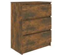 vidaXL Credenza Rovere Fumo 60x35x76 cm in Legno Multistrato