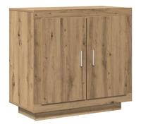 vidaXL Credenza Rovere Artigianale in Legno Multistrato 80x40x75 cm con Ante