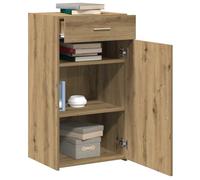 vidaXL Sideboard Artisan Rovere 30x42,5x93 cm Legno ingegnerizzato