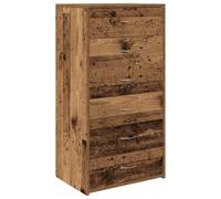 vidaXL Credenza con 6 cassetti in truciolato Legno Antico 50x34x96 cm