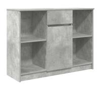 vidaXL Credenza con Cassetto Grigio Cemento 101x35x76 cm in Truciolato, Mobile Contenitore, Mobile credenza, Armadio corridoio, Mobile Buffet