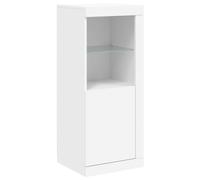 vidaXL Credenza con Luci LED Bianca 41x37x100 cm