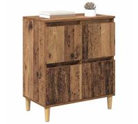 vidaXL Credenza Legno vecchio 60 x 35 x 70 cm – Sideboard rustico in legno multistrato