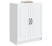 vidaXL Credenza Bianco 66 x 34,5 x 87 cm Legno ingegnerizzato, Mobile da soggiorno moderno, buffet rettangolare, armadietto decorativo per ingresso, grande per organizzare