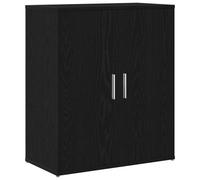 vidaXL Credenza Rovere Nero 60x31x70 cm in Legno Multistrato, credenza con ante, mobile da soggiorno, portaoggetti, credenza da cucina, credenza alta