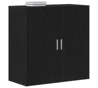 vidaXL Credenza Rovere Nero 79 x 38 x 80 cm Legno Multistrato, Credenza per Sala da Pranzo, unità Moderna, Rustica, armadietto Resistente, Mobile Funzionale per casa