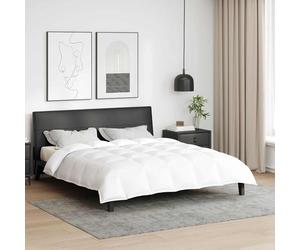 vidaXL Duvet 2-in-1 Bianco 240 x 260 cm Piuma