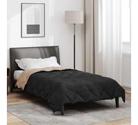 Piumone Estivo 220 x 140 cm Estate 200 gsm Nero e Talpa