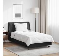 vidaXL Duvet Estivo con cuscino 2 pcs Bianco Microfibra