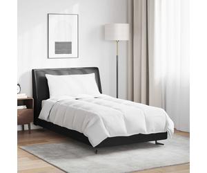 vidaXL Duvet Estivo con cuscino 2 pcs Bianco Piuma d'anatra