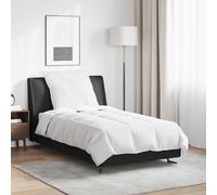 vidaXL Duvet Estivo con cuscino 2 pz Bianco Piuma d'anatra