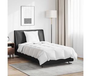 vidaXL Duvet Estivo con cuscino 2 pz Bianco Piuma d'anatra