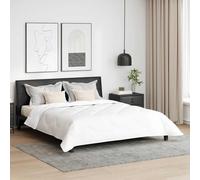 vidaXL Duvet Invernale 3 pcs Bianco 200 x 200 cm Microfibra