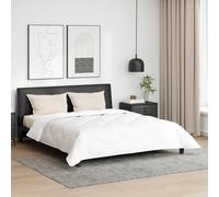 vidaXL Duvet Invernale 3 pcs Bianco 200 x 220 cm Microfibra